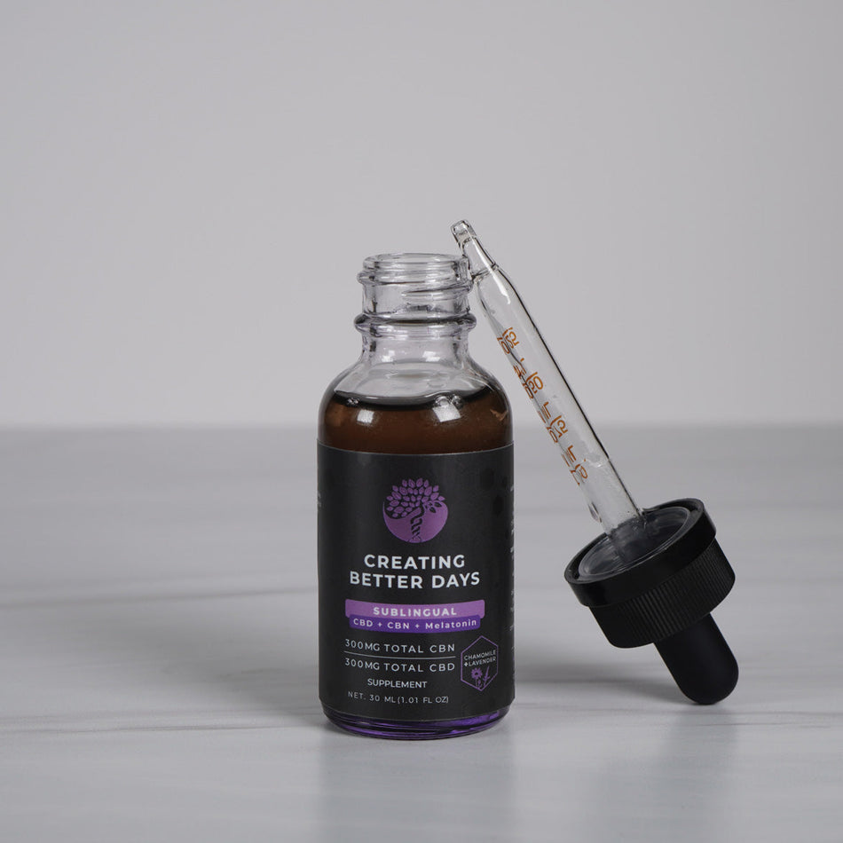 Melatonin + CBD + CBN Sublingual 600 MG Tinctures