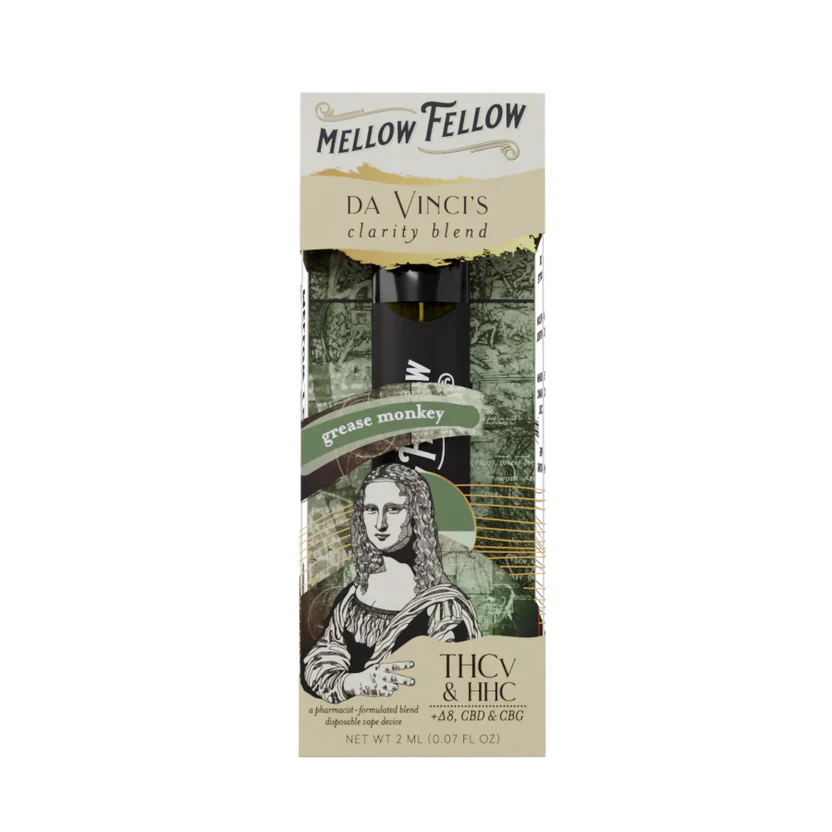 Mellow Fellow da Vinci's Clarity Blend Grease Monkey Best Sales Price - CBD