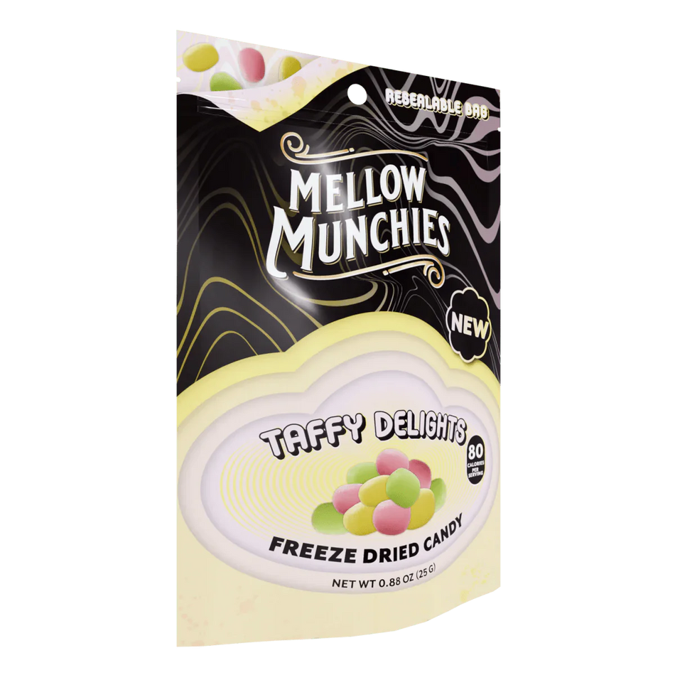 Mellow Fellow Taffy Delights Freeze Dried Candy - Snack Size