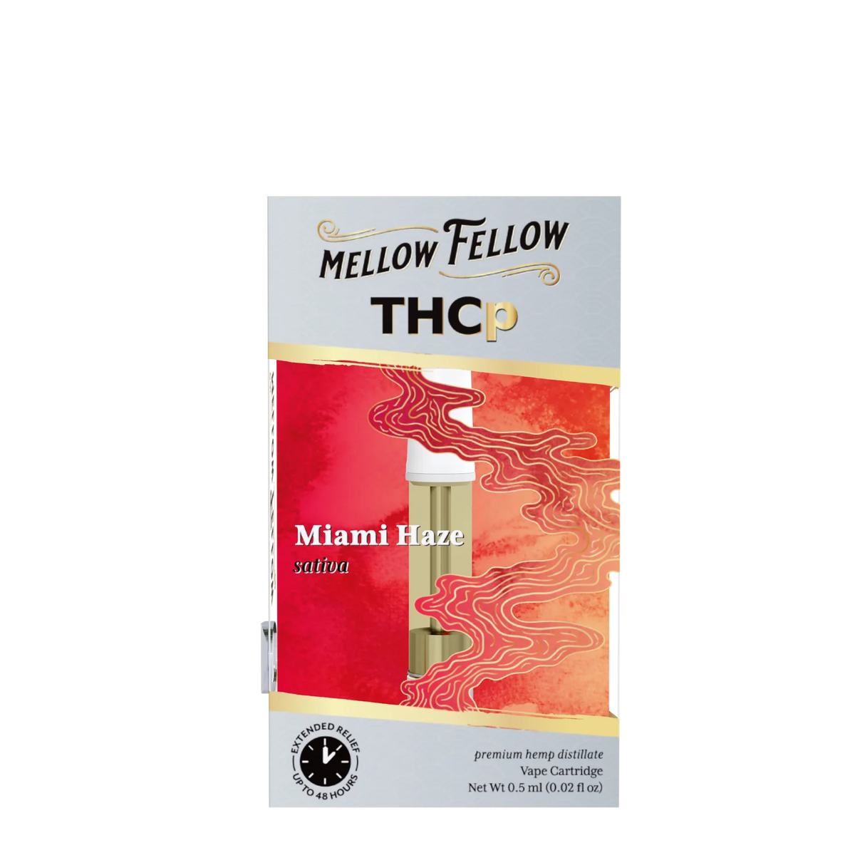 Mellow Fellow THCp 0.5ml Vape Cartridge - Miami Haze (sativa) Best Sales Price - Vape Cartridges