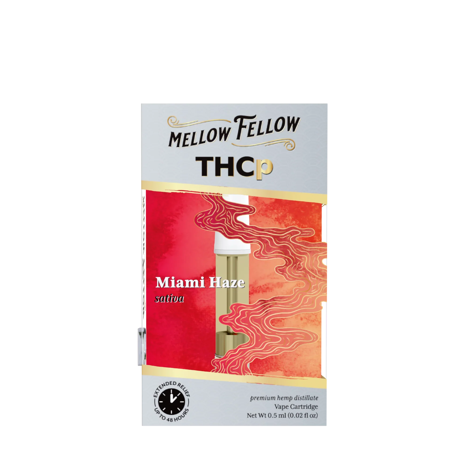 Mellow Fellow THCp 0.5ml Vape Cartridge - Miami Haze (sativa) Best Sales Price - Vape Cartridges