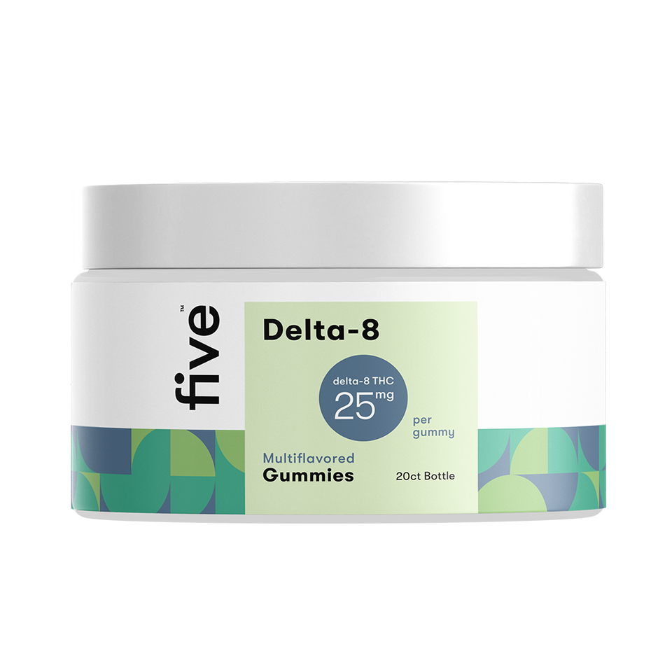 Five CBD Full Spectrum CBD+THC Gummies (20 ct) - Promo