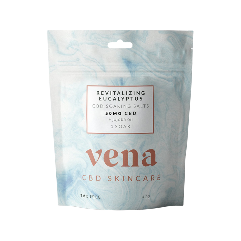 Vena CBD Mini Revitalizing CBD Soaking Salts - 4oz Travel Size