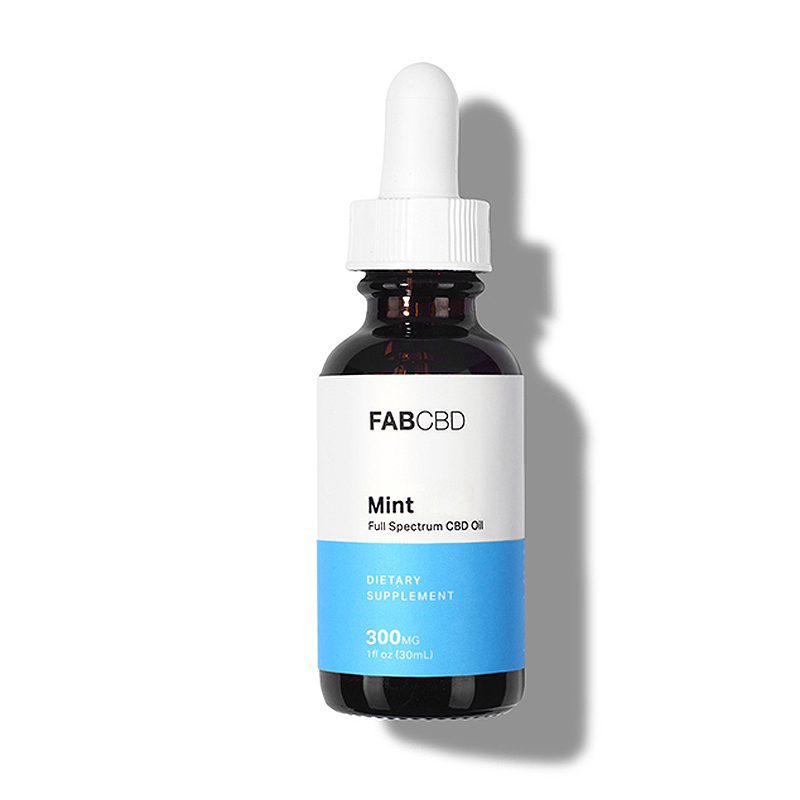 FAB CBD CBD Oil Mint Flavor Best Sales Price - Tincture Oil