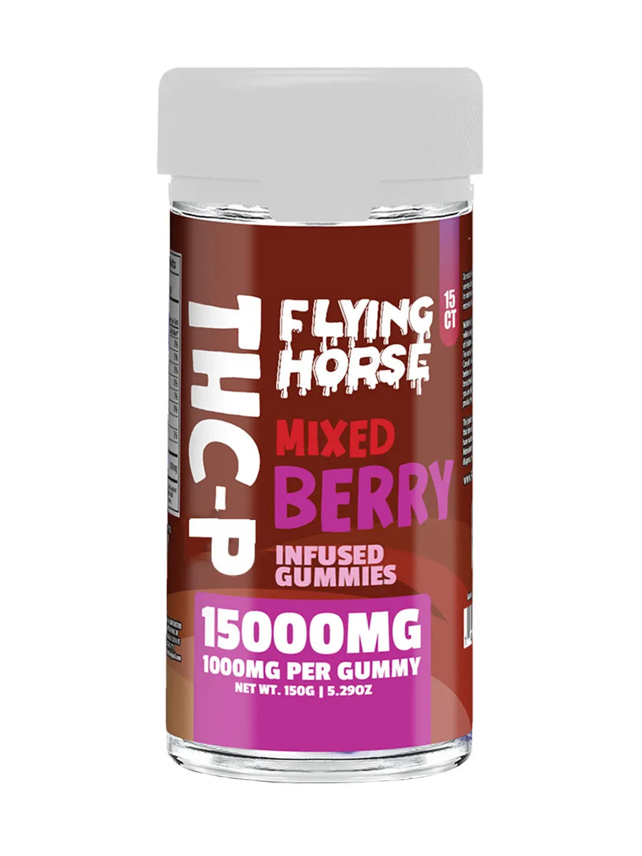 Mixed Berry Flying Horse THCP Infused Gummies 15000MG 15ct