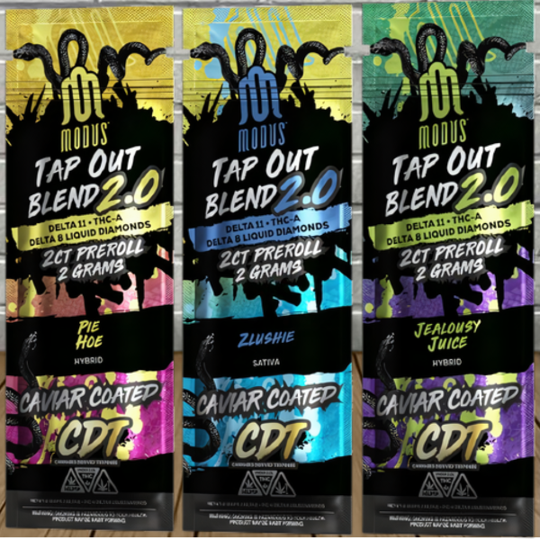 Modus Tap Out Blend 2.0 Caviar Coated Pre-Rolls 2ct | 4g Best Sales Price - Pre-Rolls