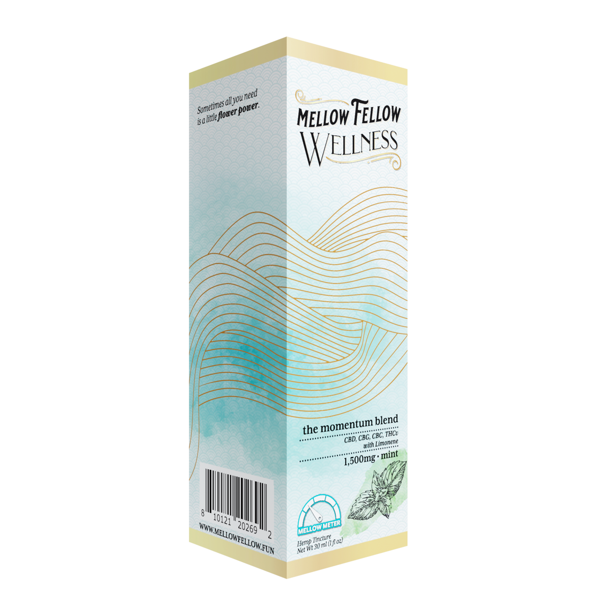 Mellow Fellow Momentum Blend CBD Tincture - 1500mg - Mint Best Sales Price - Edibles