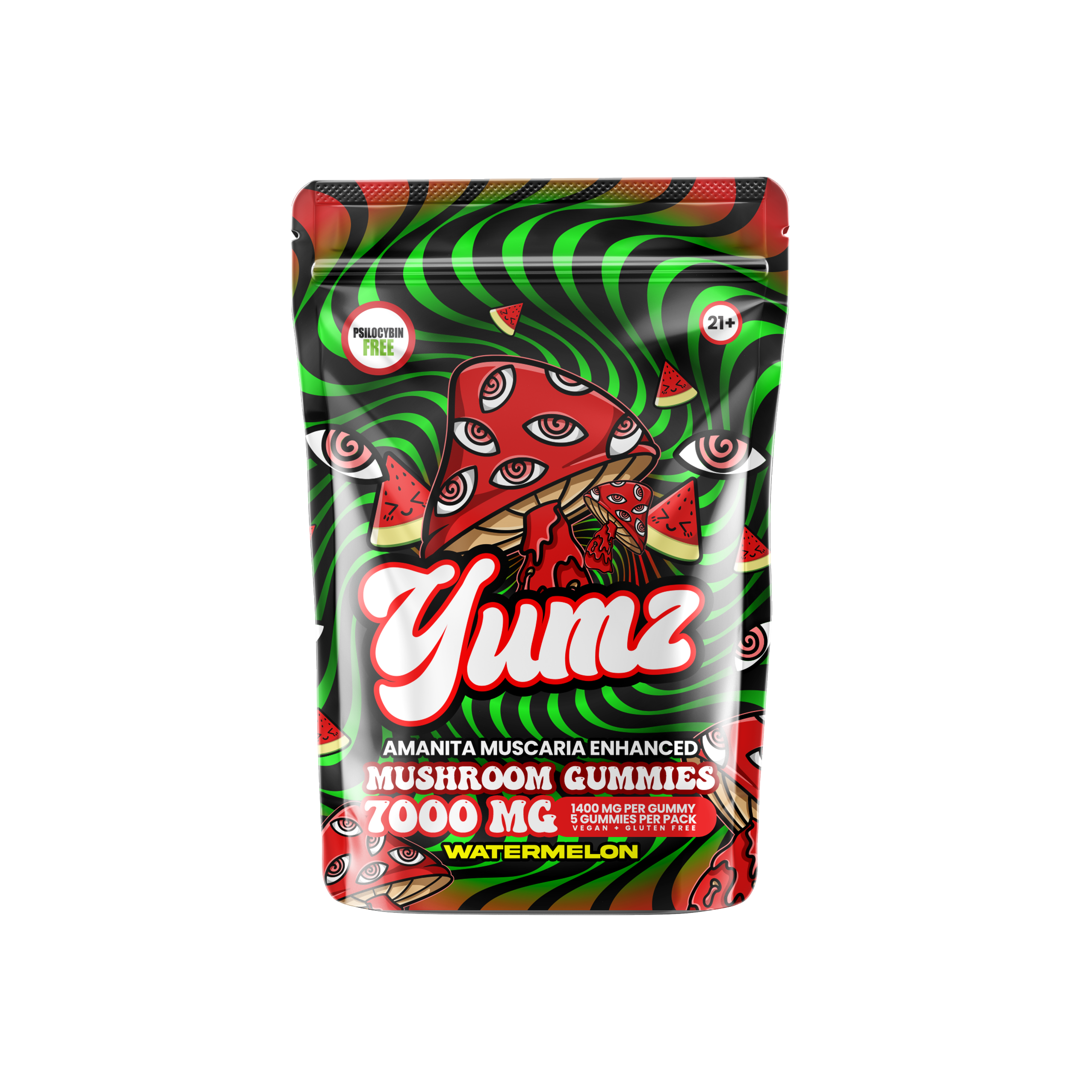 YUMZ - Watermelon ( Amanita Muscaria Mushroom Gummies ) Best Sales Price - Gummies
