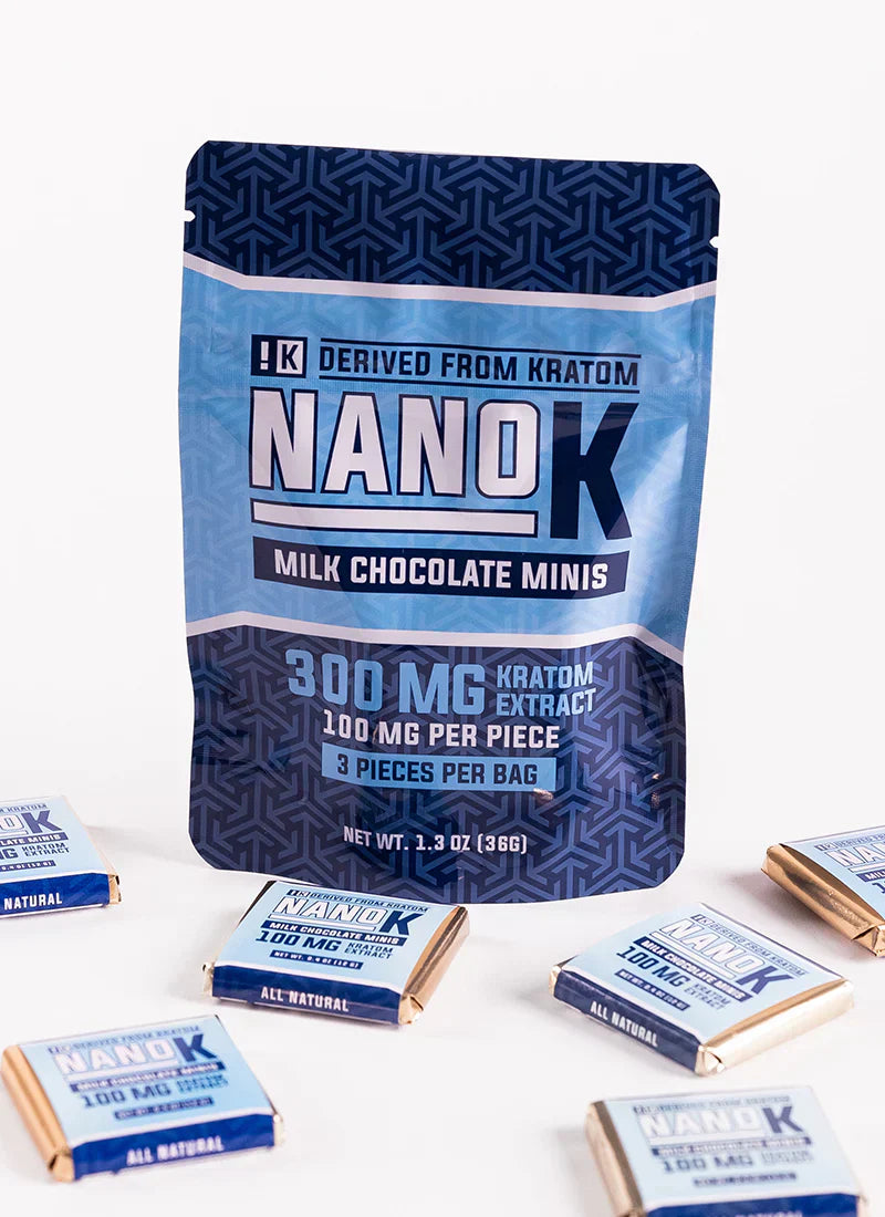 Nano K Kratom Extract Milk Chocolate Minis (3ct Bag)