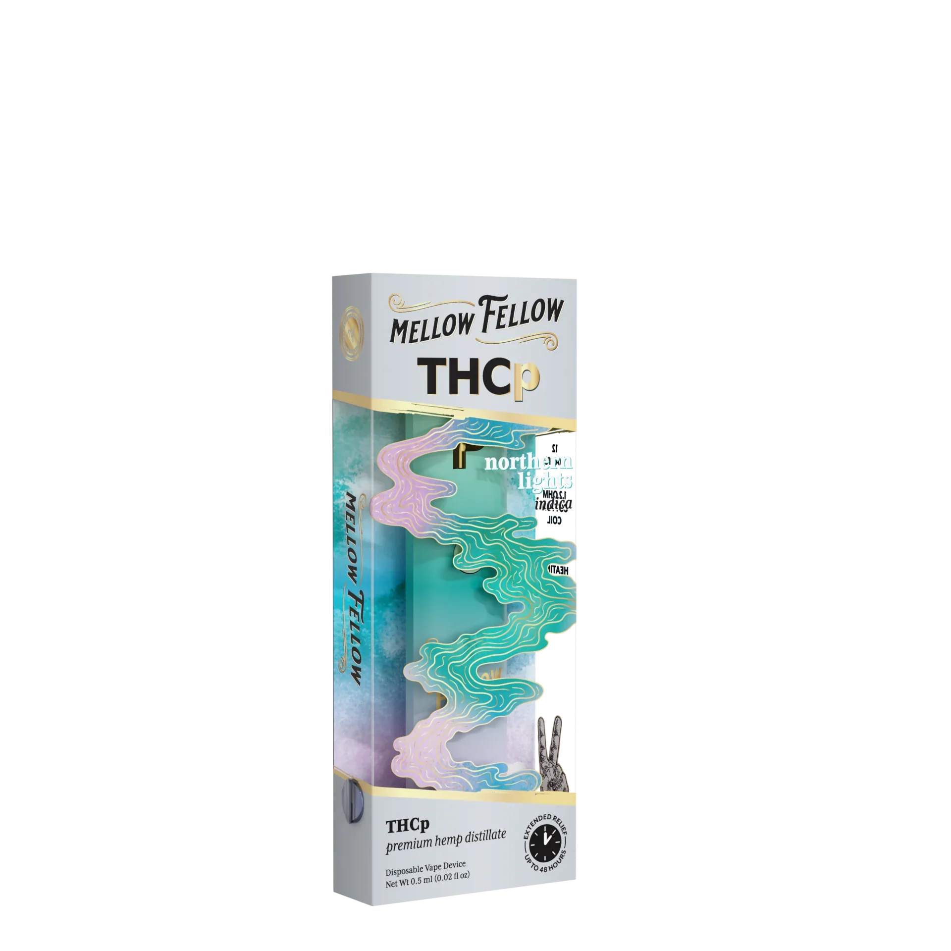 Mellow Fellow THCp 0.5g Disposable Vape - Northern Lights (Indica) Best Sales Price - Vape Pens
