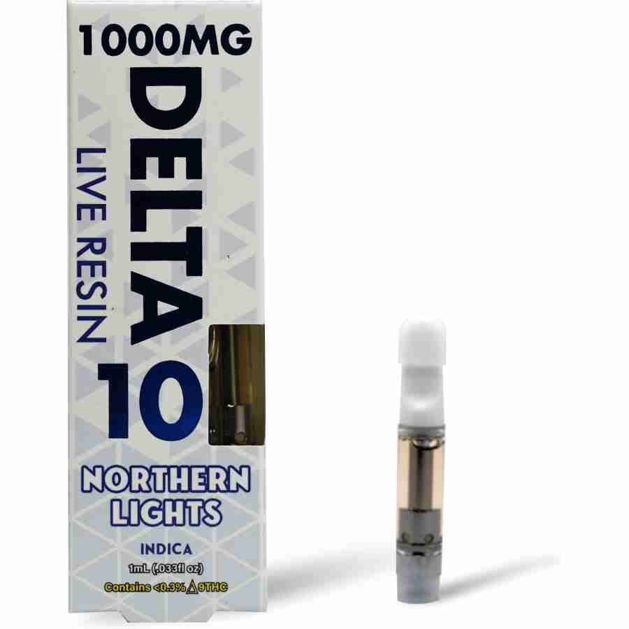 CannaXtra Northern Lights Live Resin Delta 10 Cartridge (1g) Best Sales Price - Vape Cartridges