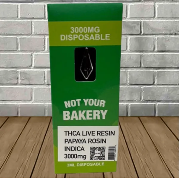 Not Your Bakery Live Resin THCa Disposable 3g Best Sales Price - Vape Pens