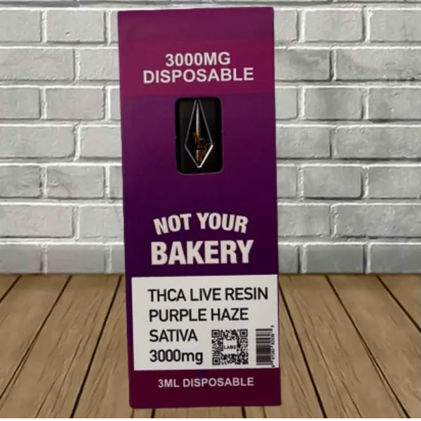Not Your Bakery Live Resin THCa Disposable 3g Best Sales Price - Vape Pens
