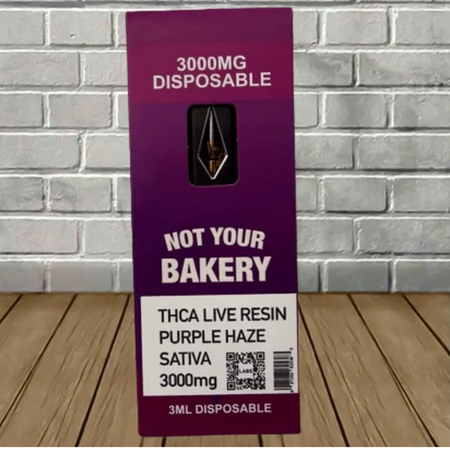 Not Your Bakery Live Resin THCa Disposable 3g Best Sales Price - Vape Pens