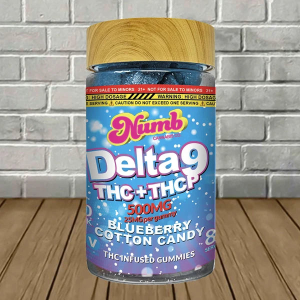 Numb Cannabis Co Delta 9 THC + THCP Gummies 500mg Best Sales Price - Gummies