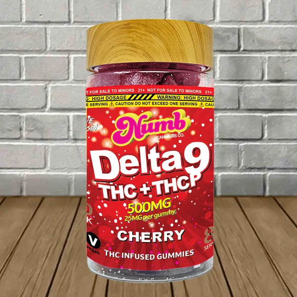 Numb Cannabis Co Delta 9 THC + THCP Gummies 500mg Best Sales Price - Gummies