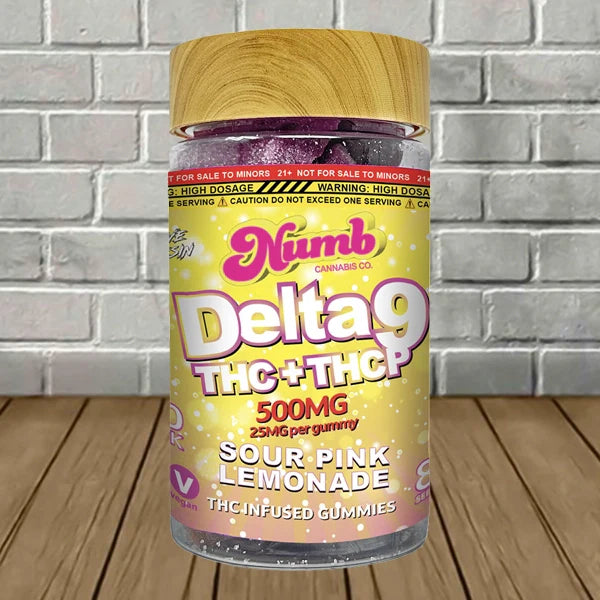 Numb Cannabis Co Delta 9 THC + THCP Gummies 500mg Best Sales Price - Gummies