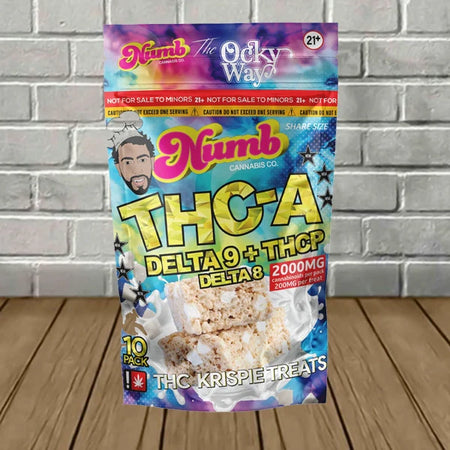 Numb Cannabis Co THCa + D9 + THCP The Ocky Way Krispie Treats 2000mg Best Sales Price - Edibles
