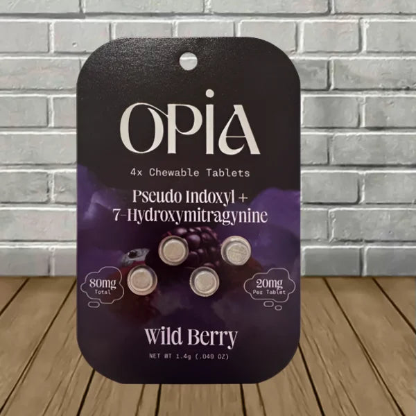 OPiA Pseudoindoxyl + 7-Hydroxymitragynine Chewable Tablets 4ct