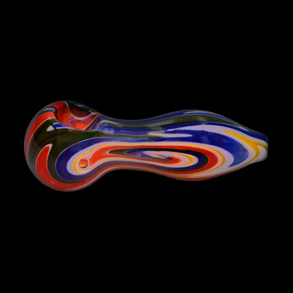 Smoke Cartel Slime Reversal Wig Wag Spoon Pipe - 4.5 in.