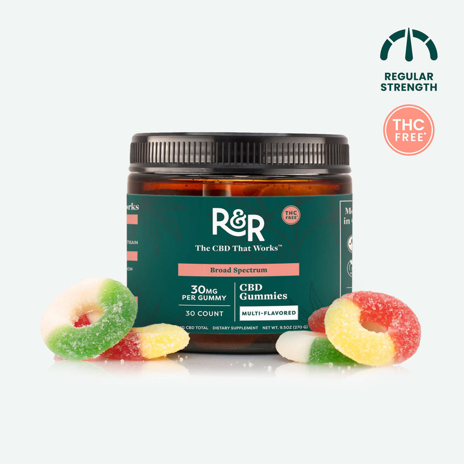 R&R CBD Multifunctional THC-Free CBD Gummies