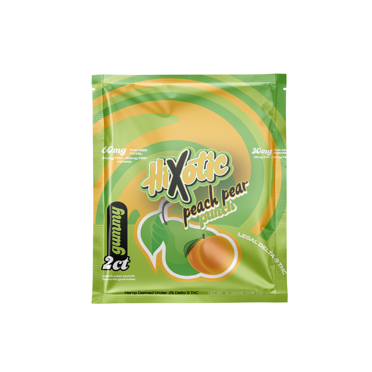 HiXotic | Premium Delta 9 THC + CBD Gummies - 300mg Best Sales Price - Gummies