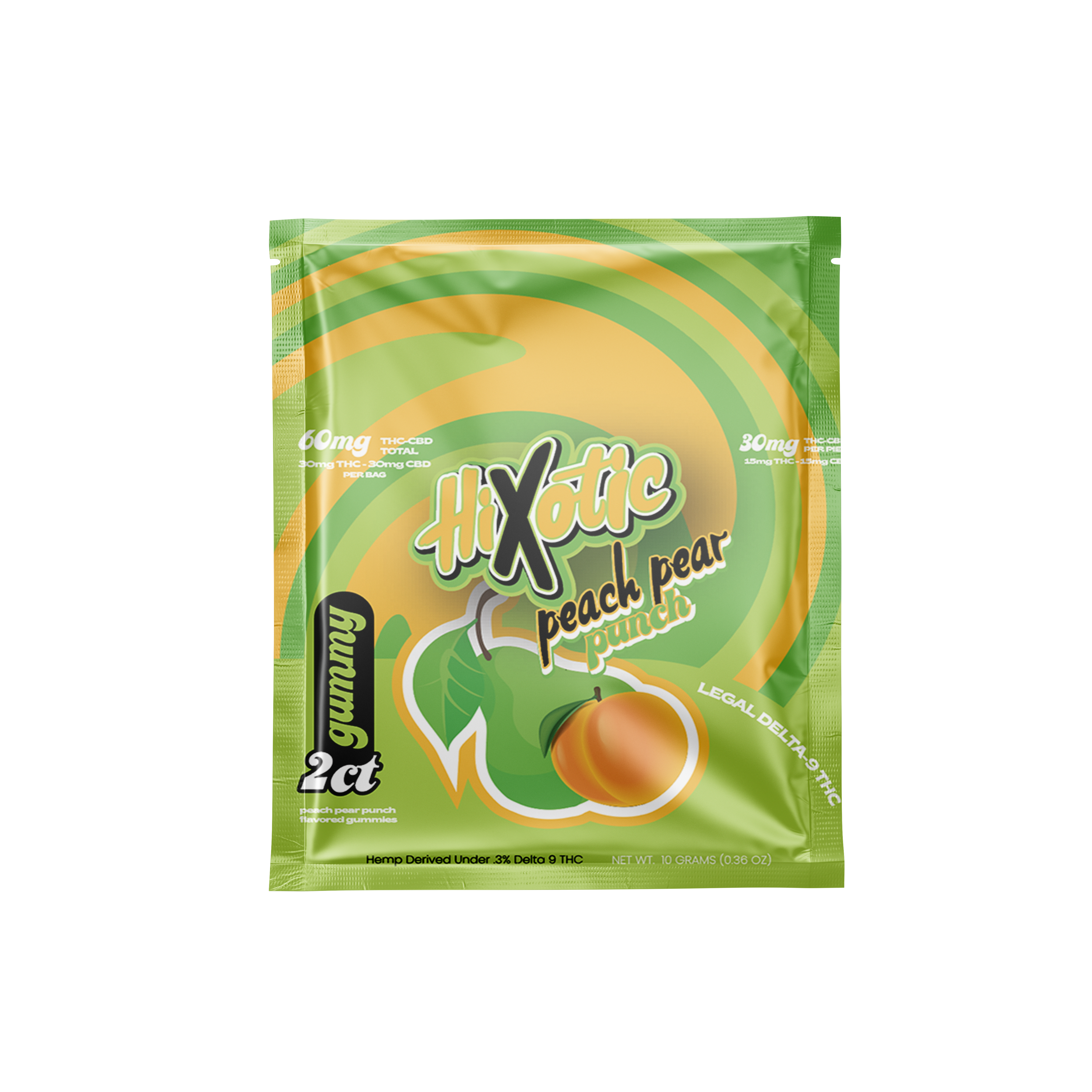 HiXotic | Premium Delta 9 THC + CBD Gummies - 300mg Best Sales Price - Gummies