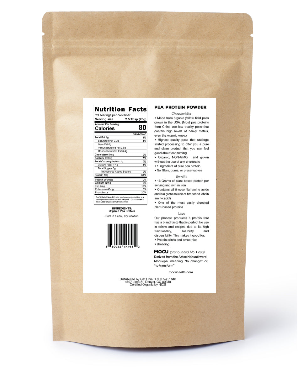 Evo Hemp Organic Pea Protein Powder