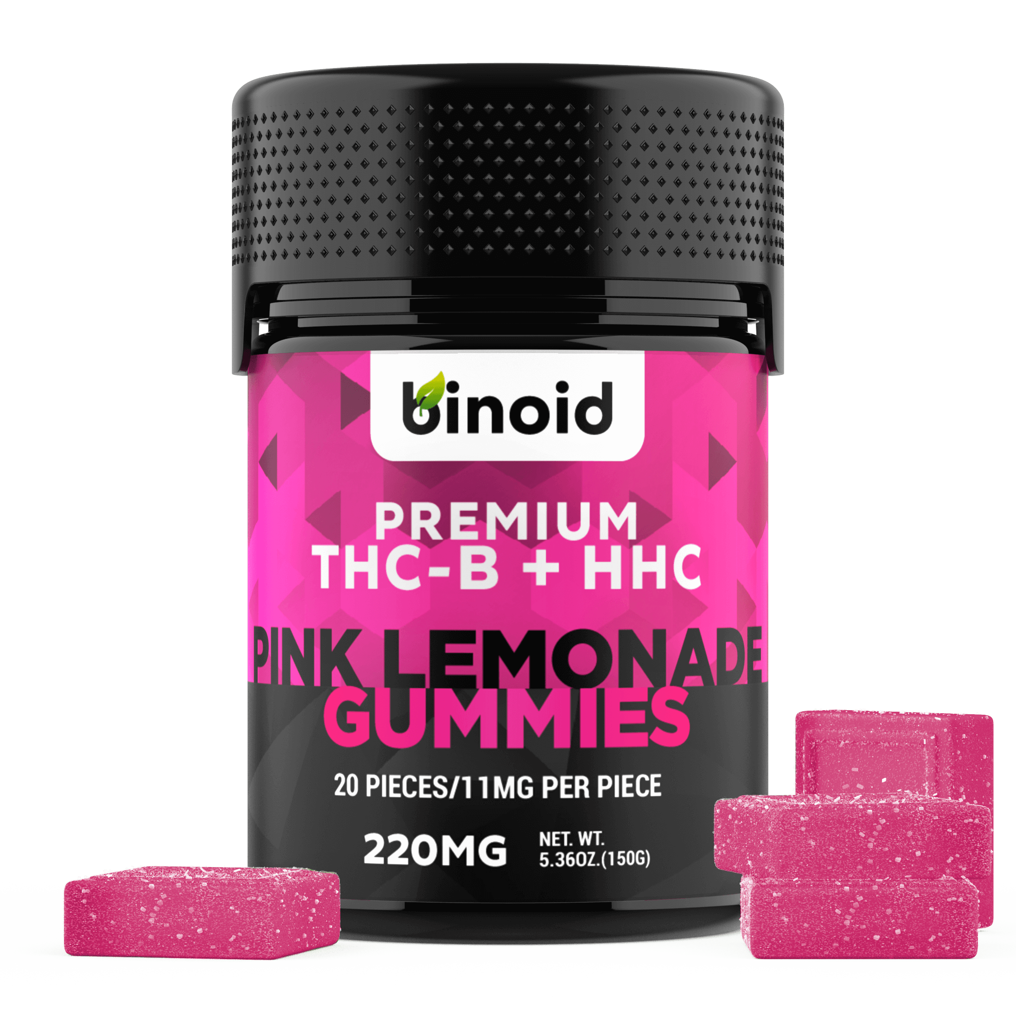 THC-B + HHC Gummies – Pink Lemonade (RELEASE SALE) Best Sales Price - Gummies