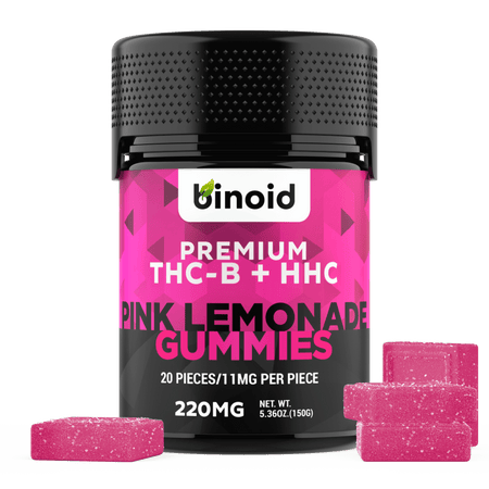THC-B + HHC Gummies – Pink Lemonade (RELEASE SALE) Best Sales Price - Gummies