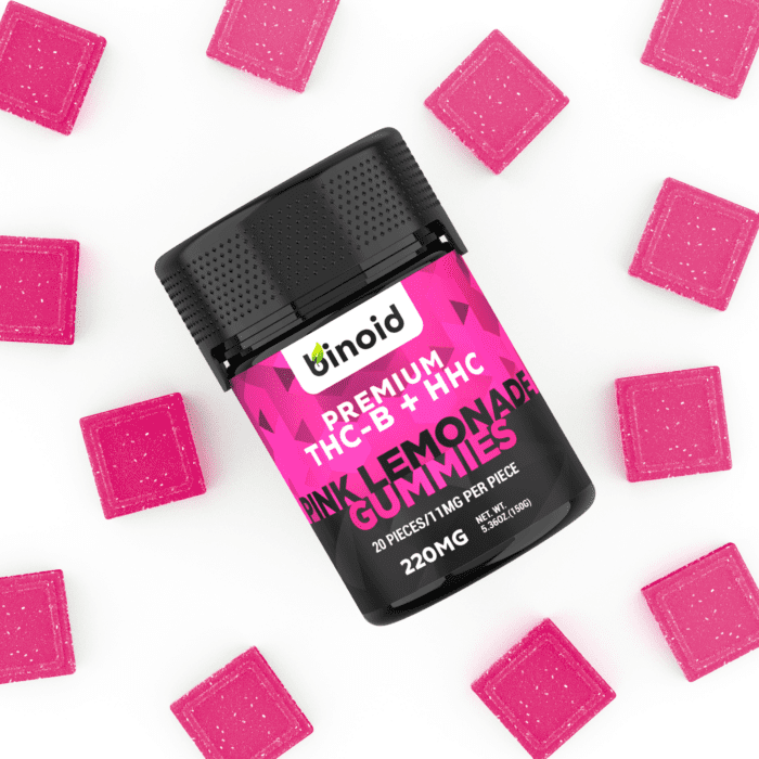 THC-B + HHC Gummies – Pink Lemonade (RELEASE SALE) Best Sales Price - Gummies