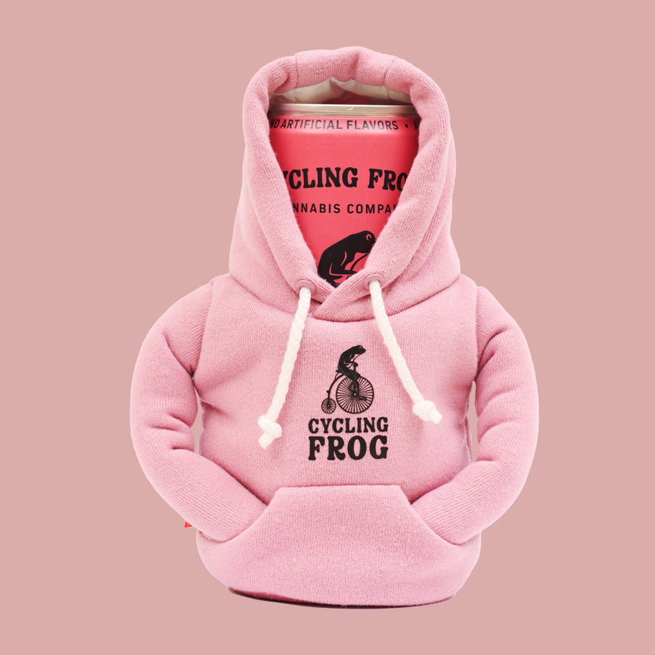Cycling Frog Stay Chill Hoodie Koozie