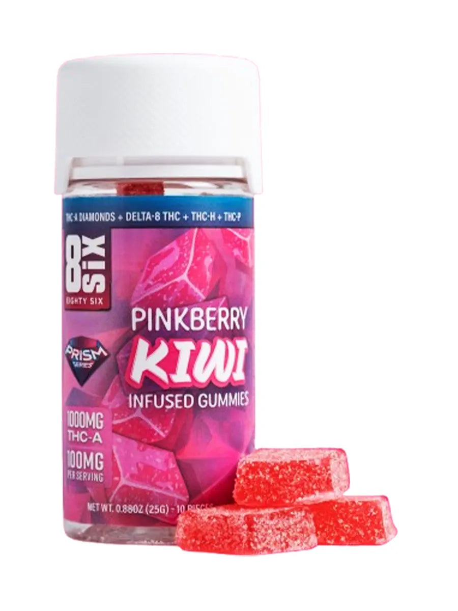 Pinkberry Kiwi 8SIX THCA Gummies 1000MG