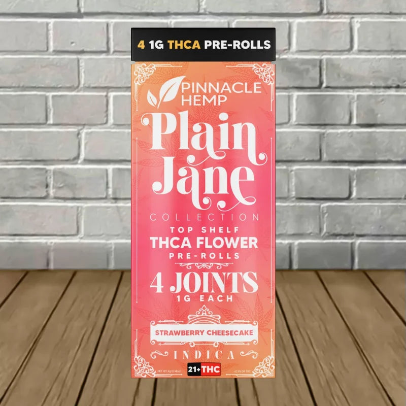 Pinnacle Hemp Plain Jane THCa Pre-Rolls 4ct
