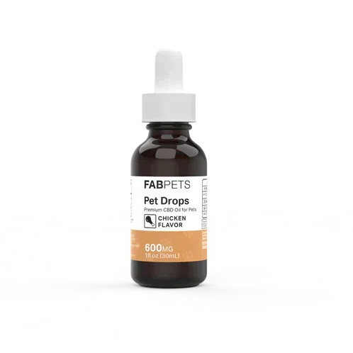 FAB CBD Oil for Pets Chicken Flavor Best Sales Price - Tincture Oil