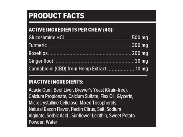 PlusCBD Pet Hip and Joint CBD Chews Best Sales Price - Pet CBD