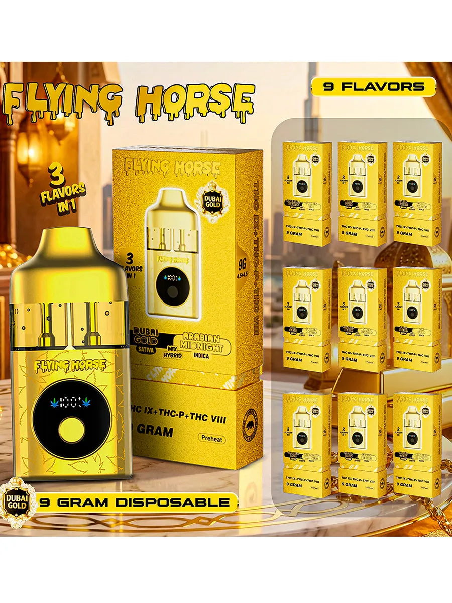 Mimosa Beach | Gold Biscuits Flying Horse Dubai Gold 3 in 1 Disposable 9G