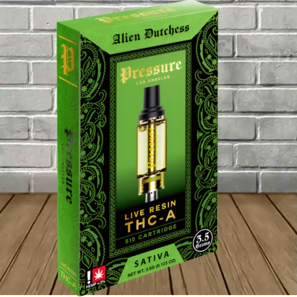 Pressure LA Live Resin THCa Vape Cartridge 3.5g Best Sales Price - Vape Cartridges