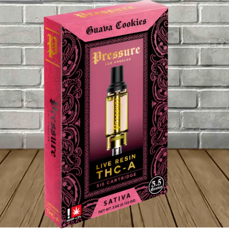 Pressure LA Live Resin THCa Vape Cartridge 3.5g Best Sales Price - Vape Cartridges