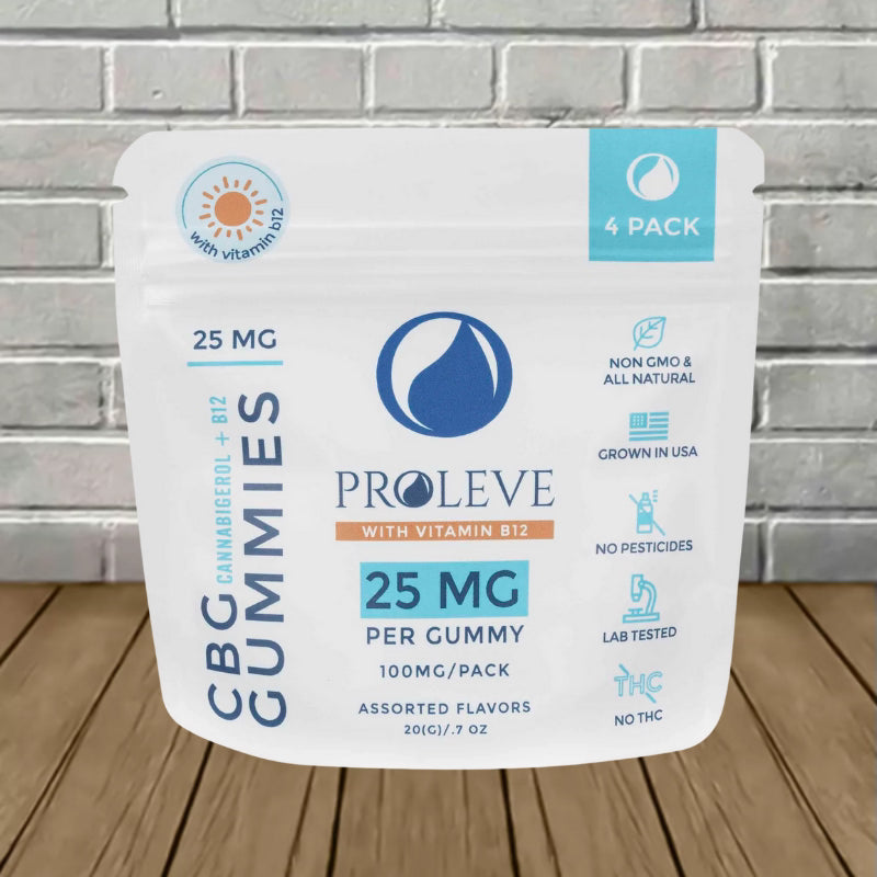 Proleve CBG + B12 Gummies 25mg