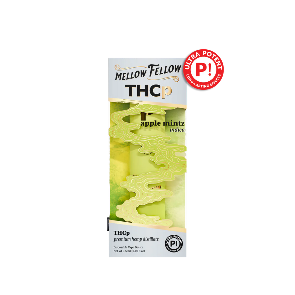 Mellow Fellow THCp 0.5g Disposable Vape - Apple Mintz (Indica)