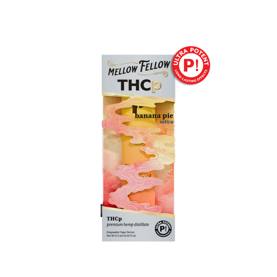Mellow Fellow THCp 0.5g Disposable Vape - Banana Pie (Sativa)
