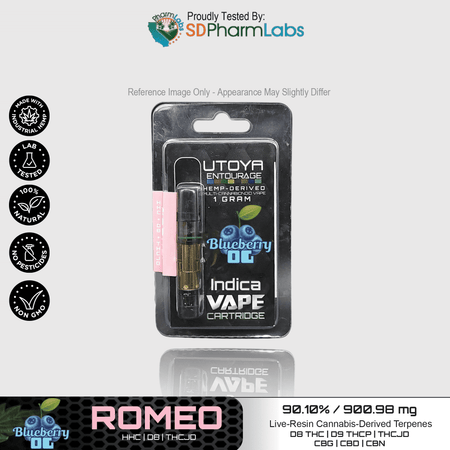 Utoya | Live Resin Delta 8 THC Vape Cartridge - 1g Best Sales Price - Vape Cartridges