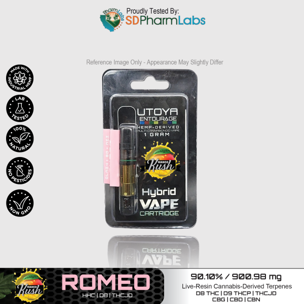 Utoya | Live Resin Delta 8 THC Vape Cartridge - 1g Best Sales Price - Vape Cartridges