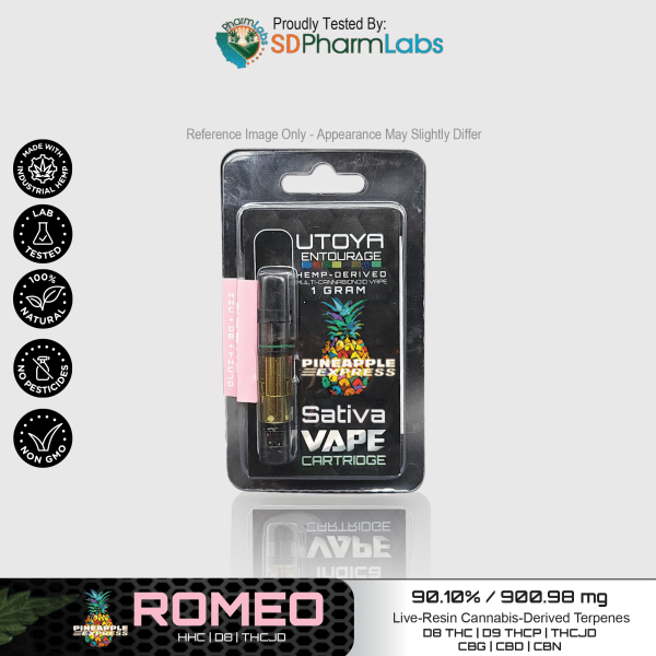 Utoya | Live Resin Delta 8 THC Vape Cartridge - 1g Best Sales Price - Vape Cartridges