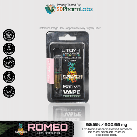 Utoya | Live Resin Delta 8 THC Vape Cartridge - 1g Best Sales Price - Vape Cartridges