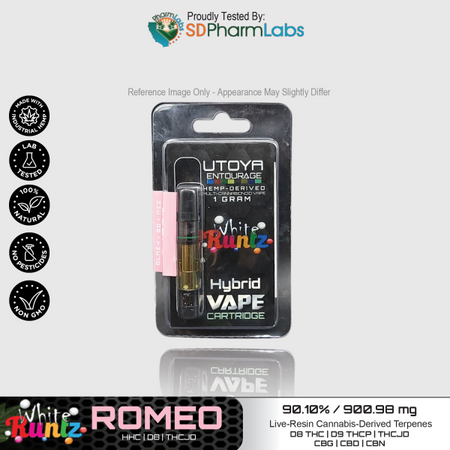 Utoya | Live Resin Delta 8 THC Vape Cartridge - 1g Best Sales Price - Vape Cartridges