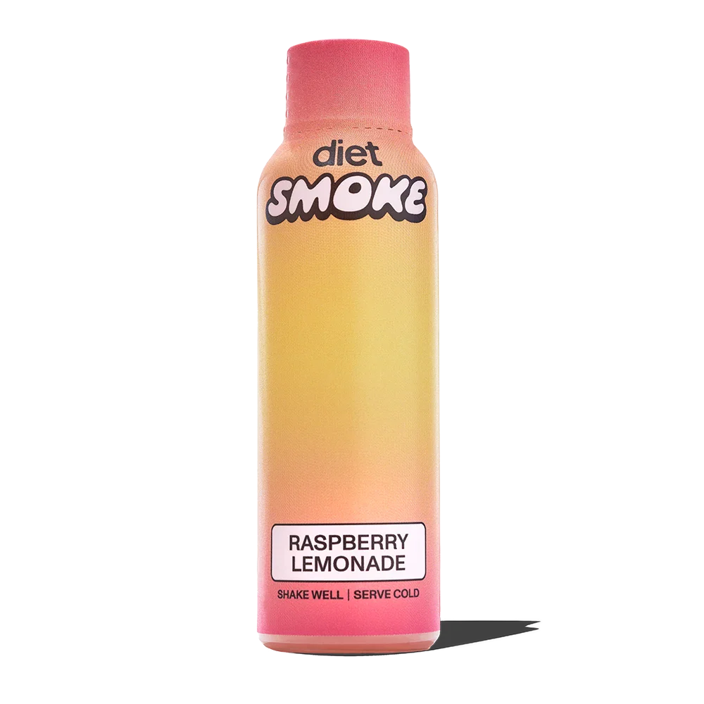 Diet Smoke Raspberry Lemonade 25MG DELTA-9 THC 2OZ SHOT Best Sales Price - CBD