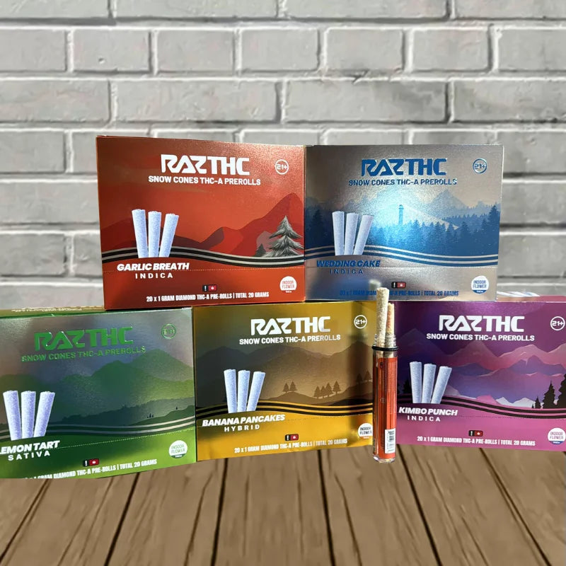 Raz THC Snow Cones THCa Diamond Pre-Rolls 2ct
