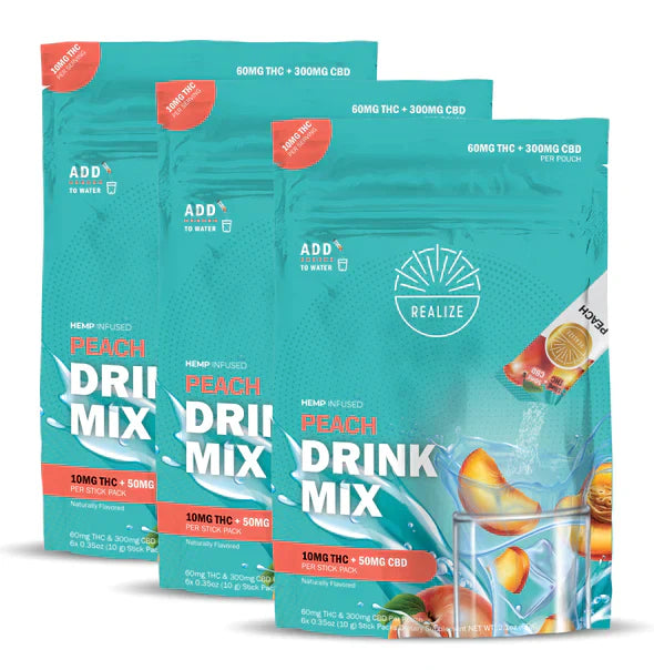Realize | CBD + Delta 9 THC Drink Mix 55mg - 60mg Best Sales Price - Edibles